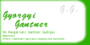 gyorgyi gantner business card